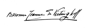 Jeanne de Vietinghoff, signature