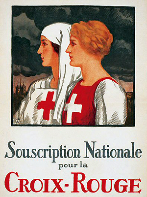 Souscription Croix-Rouge, Créé par Jules Courvoisier (1917), Musée du Croix-Rouge Genève