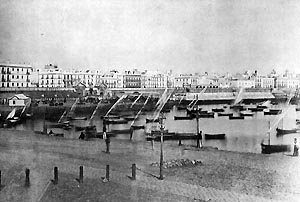 Hafen von Cadiz vor 1900