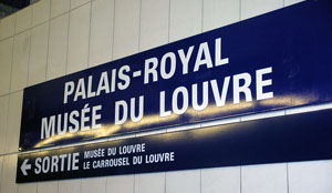 Paris, Metro-Station Palais Royal - Musée du Louvre