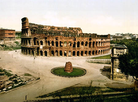 Le Colisée à Rome, vers 1889 (Detroit Publishing Co., Licence Photoglob Zurich)