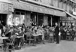 Paris, Café du Dôme (Parisienne de photographie,1925)