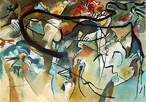 Wassily Kandinsky, Das jüngste Gericht - Komposition V (1911), Privatbesitz