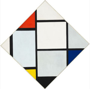 Piet Mondrian, Komposition (1919?), National Gallery of Art,  Washington D.C., USA