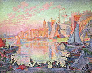 Paul Signac, Der Hafen von Saint-Tropez (1901/1902), Nationalmuseum der westlichen Kunst, Tokyo