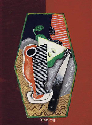 Louis Marcoussis, Grüne Birne und Messer (1941), Christie's, LotFinder: entry 5432915