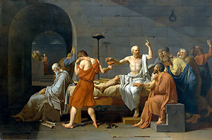Jacques-Louis David, Der Tod des Sokrates (1887), Metropolitan Museum of Art, New York