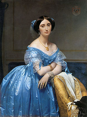 J.-A.-D. Ingres, Prinzessin Albert de Broglie (1853), Metropolitan Museum of Art, New York