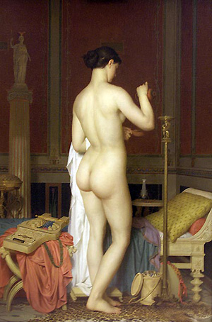 Marc-Charles-Gabriel Gleyre, Le coucher de Sappho (1867), Musée cantonal des beaux-arts, Lausanne