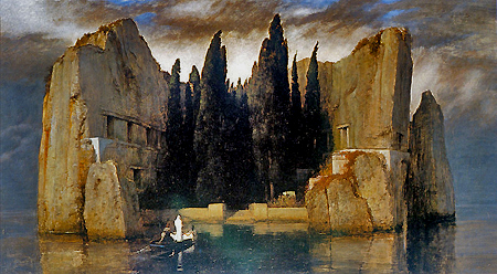 Arnold Böcklin, Die Toteninsel (III, 1883), Alte Nationalgalerie Berlin