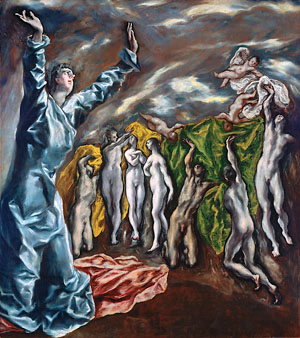 El Greco, Die Vision des heiligen Johannes (1608-1614), Metropolitain Museum, New York