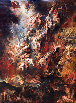 Peter Paul Rubens, Der Höllensturz der Verdammten (1620), Alte Pinakothek München