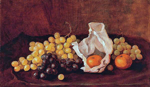 Trauben und Mandarinen